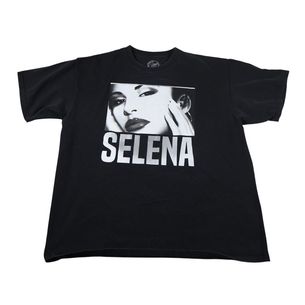 Selena Shirt Mens‎ XL Black Official Merch Latin Singer Tee Graphic Music 2022